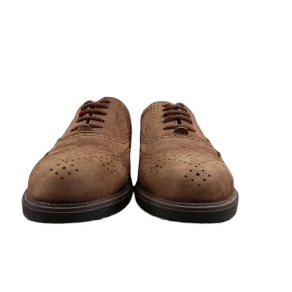 Claybrooke Shoes Mens 10.5 Oxford Wingtip Formal Classic Leather Montana Brown main image 7